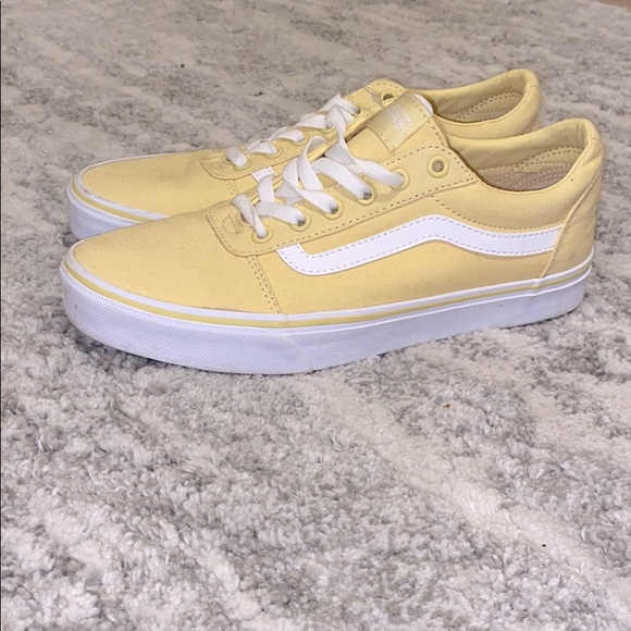 cute yellow vans